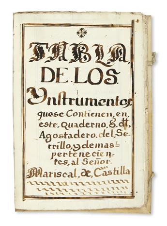 (MEXICAN MANUSCRIPTS.) Volume of land grants from colonial Guanajuato.